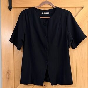 Abercrombie & Fitch Black Button Down Shirt